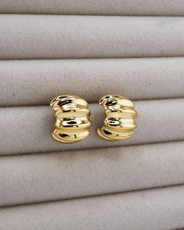 Kleine Elegante Ohrringe Gold